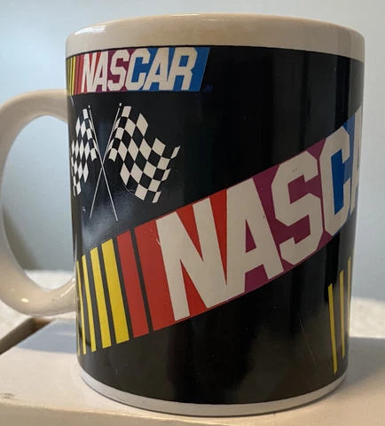 NASCAR Coffee Mug Checkered Flag Cup Logo Race Car  2003 Cover