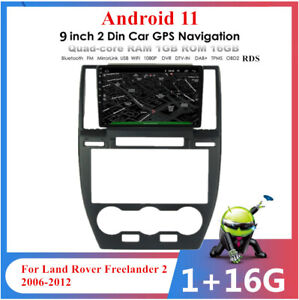 9''Android11 1+16GB Car Stereo Radio GPS WIFI For Land Rover Freelander 2006-12