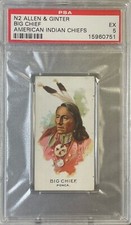1888 N2 Allen & Ginter American Indian Chiefs BIG CHIEF PSA 5 EX