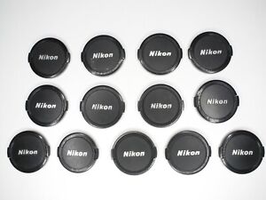 Lot Of 12x Nikon 62mm & 1x Nikon 58mm Genuine Snap On Front Camera Lens Caps