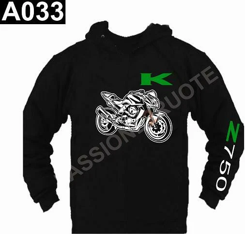 Kapuzensweatshirt Z750 Schwarz Black Hoodie Sweatshirt A033 - Bild 1 von 1