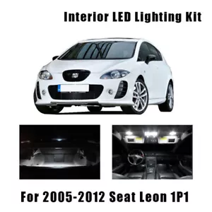 14pcs Canbus LED Interior Dome Map Light Kit For 2005-2012 Seat Leon MK2 1P 1P1 - Picture 1 of 7