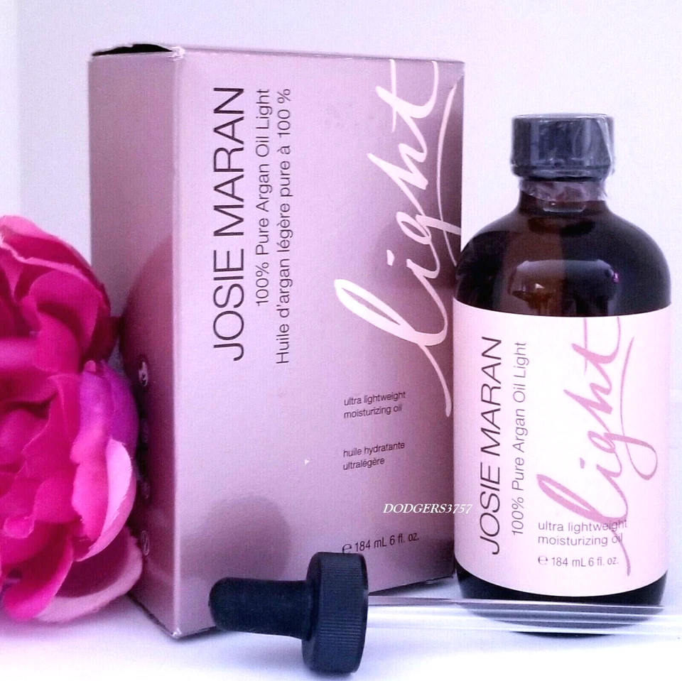 ¡ACEITE DE ARGÁN PURO JOSIE MARAN LIGERO 6 OZ TAMAÑO JUMBO!   ¡NUEVO! ¡INCREÍBLE CON CUENTAGOTAS! Foto 1 de 2