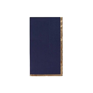 50 Soft 2 Ply Cocktail Paper Napkins Gold Foil Edge Party Events Decorations - Picture 1 of 41