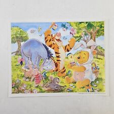 Winnie the Pooh print lithograph Disney Store Collectable