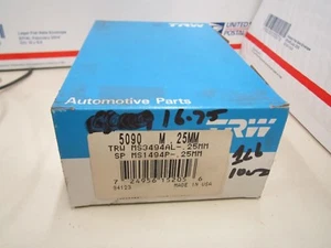 Federal Mogul/TRW Engine Bearings 5090M .25 1981 82 83 84 85 2.8L 173 V6 Chevy - Picture 1 of 3