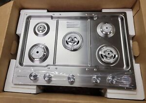 BRAND NEW KitchenAid KCGS950ESS 30" Stainless Steel Built-In Gas Cooktop