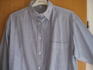 Hochwertige Damen Trachtenbluse/ Businessbluse,Gr. 40,grau gestreift,Top Zustand - Bild 1 von 5