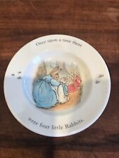 New ListingWedgwood Frederick Warne 1993 Beatrix Potter Peter Rabbit Childs Miniature Plate