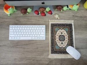 Mousepad, Beautiful Persian Rug Mouse Pad, Carpet Mouse Mat.Christmas Gifts. - Picture 1 of 4