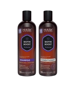 Hask BIOTIN BOOST Shampoo & Conditioner Thickening Sulfate-Free, Paraben-Free - Picture 1 of 1