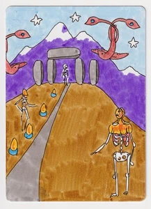 Signed Concordant Crossroads Proof Time Walk Sketch LP Artist Amy Weber MTG AP! - Picture 1 of 2