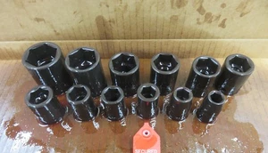 Allen (Apex) EE. UU. 1/2"" Drive 6 puntos 12 piezas Juego de enchufes poco profundos de impacto Nuevo de Lote Antiguo - Imagen 1 de 2