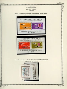 COLOMBIA Scott Specialty Album Page Lot #74 - SEE SCAN - $$$ - Picture 1 of 1