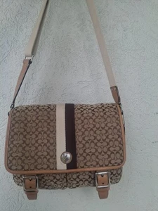 Coach F70182 Voyager Canvas/Leder Crossbody Messenger TOP++ - Bild 1 von 16