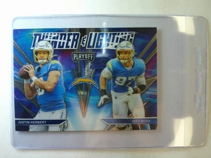 Panini Playoff 2021 - Thunder and Lightning Justin Herbert, Joey Bosa #TL-16 - Imagen 1 de 2
