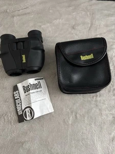 Bushnell Powerview Black 7-15x25 Compact Hunting Binoculars w/ Strap & Case - Picture 1 of 4
