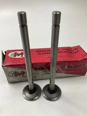 (2) Válvula de escape del motor Manley A843 para Jeep AMC 226-L6 1954-1966 (Continental) Foto 1 de 3