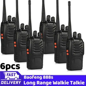 New For Baofeng BF-888S 5km Long Range Walkie Talkie Two Way Radio Channel 16 - Picture 1 of 9