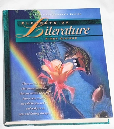 ELEMENTS OF LITERATURE: 1ST COURSE (ANNOTATED TEACHER'S By Robert Probst Mint - Image 1 of 1