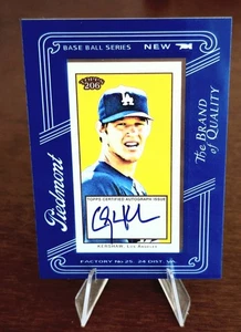 CLAYTON KERSHAW 2009 Topps T-206 FMA-22 Framed Mini AUTO Autograph Piedmont LAD - Picture 1 of 2