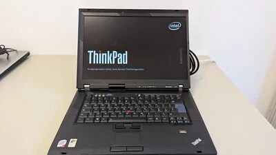 IBM Lenovo ThinkPad R61 Vintage Laptop Intel T7250 2.0GHz 2GB RAM 160GB HDD - Immagine 1 di 4
