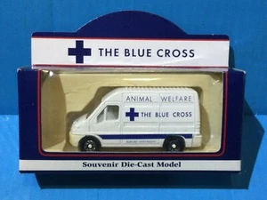 90s LLEDO FORD TRANSIT VAN THE BLUE CROSS ANIMAL WELFARE PROMO SOUVENIR - Picture 1 of 7