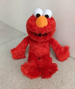 Sesame Street Elmo 13" Battery Operated Toy Hasbro Squeeze Tummy Elmo Giggles - Picture 1 of 7