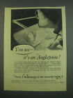 1955 Terry Anglepoise Lamp Ad - You see - it's an Anglepoise