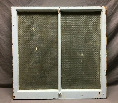 Antiguo marco de ventana de vidrio de privacidad florentino diamante 30x31 2 Lite de colección 970-25B Foto 1 de 4