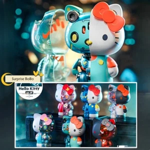 Sanrio Hello Kitty serie Mecha mezza macchina confermato figura cieca giocattolo regalo bambino - Foto 1 di 20