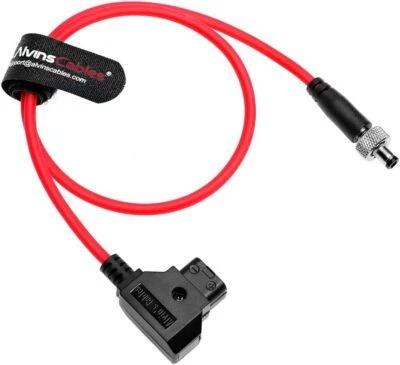 ALVIN'S CABLES Stromkabel für Atomos Ninja V Blackmagic Ultra Soft Dtap zu 2.1 DC Kabel SYNC