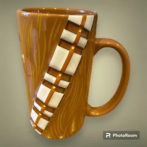 Star Wars Chewbacca Wookie Large 6" Tall Ceramic Mug Utility Belt Disney Store - Picture 1 of 6