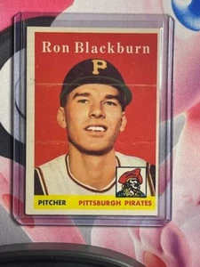 1958 Topps - Ron Blackburn #459 (RC) Pittsburgh Pirates - Picture 1 of 2