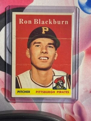 1958 Topps - Ron Blackburn #459 (RC) Pittsburgh Pirates - Image 1 of 2