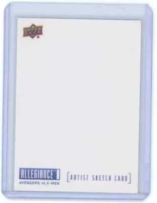 Marvel Allegiance 2022 UD Avengers vs X-Men Artist Sketch Card Blank 1/1 C6 - Image 1 of 2