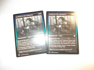 Locked in the Cemetery x2 Magic The Gathering Innistrad Doble Característica Azul Encanto Común - Imagen 1 de 1