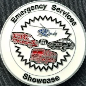 Emergency Services Showcase Emergency Vehicle and Apparatus Show Challenge Coin - Picture 1 of 2