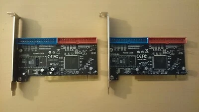 TWO Pcs Rosewill RC-200 ATA-133 2-Port PCI IDE Storage Adapter with RAID Support - Image 1 of 3