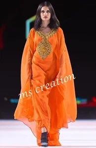 SALE New Royal Islamic Modern Elegant Dubai Moroccan caftan Arabic Wear Dress - Picture 1 of 5