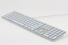 Matias Aluminium USB Tastatur (FK318LS-DE) Deutsch QWERTZ für Mac OS - Silber