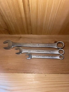 Stanley Forged Alloy Combination Wrenches 3 Made In USA Excellent - Picture 1 of 2