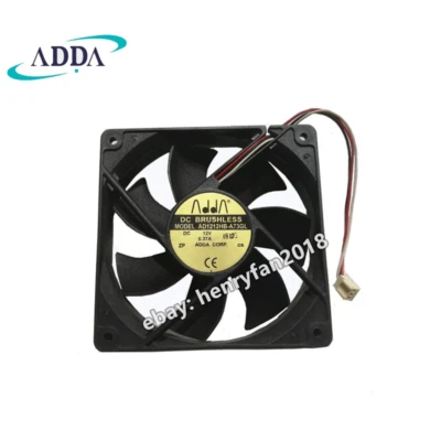 ADDA AD1212HB-A73GL Axial Fan DC 12V 0.37A 3Wire 120*120*25MM Server Cooling Fan - Image 1 of 4