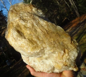 GOLDEN AURA AZEZTULITE MASSIVE GORGEOUS HIGH VIBRATION CRYSTAL ALTAR STONE 5800g - Picture 1 of 9