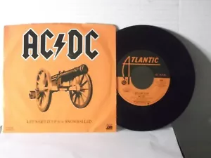 AC/DC,Atlantic 3894,"Let's Get It Up",US,7" 45, with P/S,1981 hard rock hit,M- - Picture 1 of 3