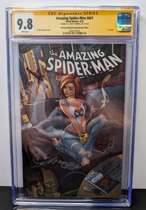Amazing Spider-Man 601 CGC 9.8 Firmado J Scott Campbell Lámina Mexicana Quinto Mundo - Imagen 1 de 2