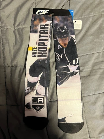 Los Angeles Kings NHL Anze Kopitar FBF Player Image Socks LG Men's New Cover