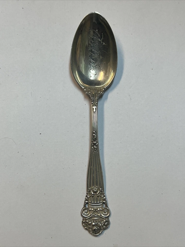 "CUCHARA RECUERDO GEORGIANA PLATA ESTERLINA 1898 J.J. FREEMAN TOLEDO -26,2 g - 5-5/8""" Foto 1 de 4