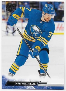 2022-23 Upper Deck #20 Casey Mittelstadt - Buffalo Sabres - Picture 1 of 2