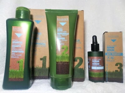 Salerm Biokera Honey Scalp Care Shampoo 11oz/300ml +Mask + SOS Remedy -SET - Image 1 of 2